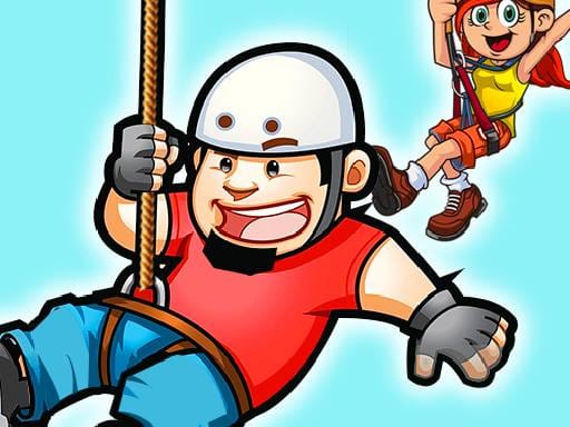 Jeu Vallée des Tyroliennes: Sauvez vos Amis en Dessinant des Cordes