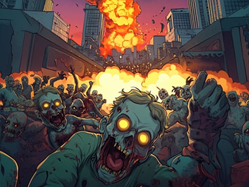 Jeu Siège Zombie.io: Défendez la Dernière Base de l