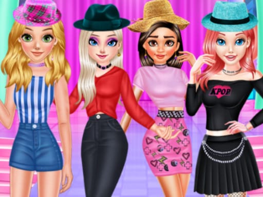 Jeu Style Fashion K-POP Princesse: Crée ton Show de Mode