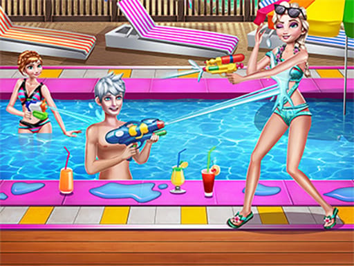 Jeu Fête à la Piscine en Famille