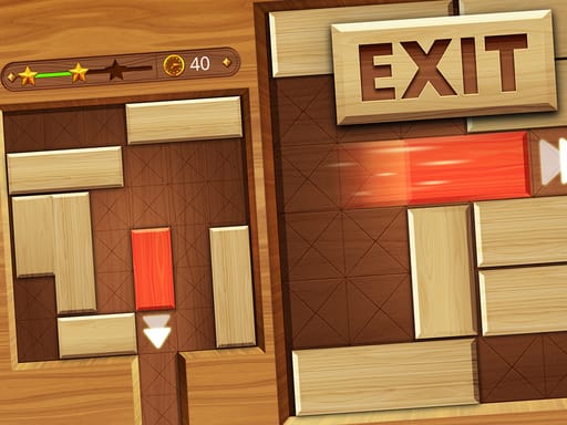 Jeu EXIT: Débloque le Bloc Rouge en Bois