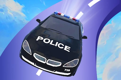 Jeu Cascades Folles en Voiture de Police
