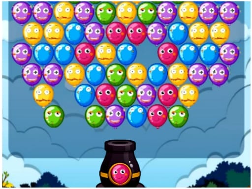 Jeu Tireur de Bulles: Ballons Colorés