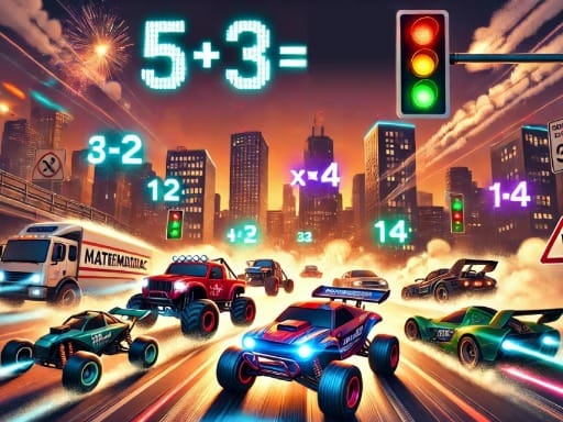 Jeu Course Mathématique: La Vitesse par les Chiffres