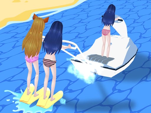 Jeu Surfeuse Stylée 3D