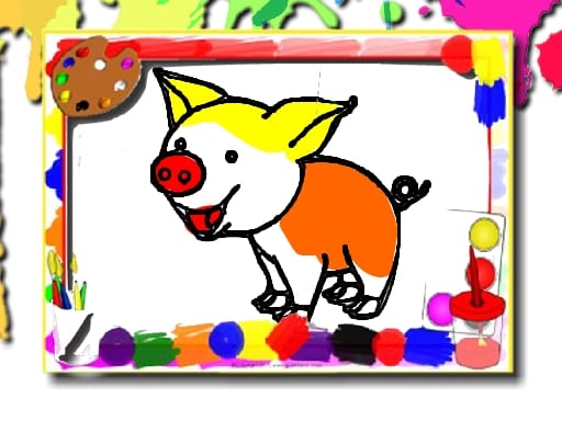 Jeu Livre de Coloriage des Cochons