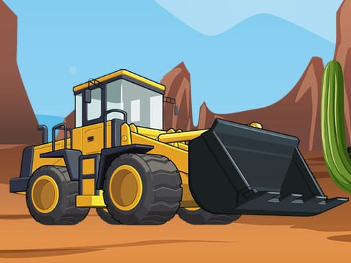 Jeu Puzzles Bulldozer