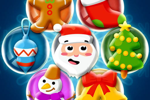 Jeu Bubble de Noël