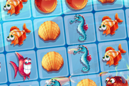 Jeu Match 3 Fish World