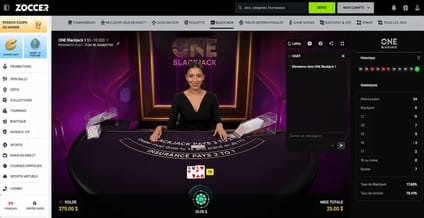 ONE Blackjack direct casino