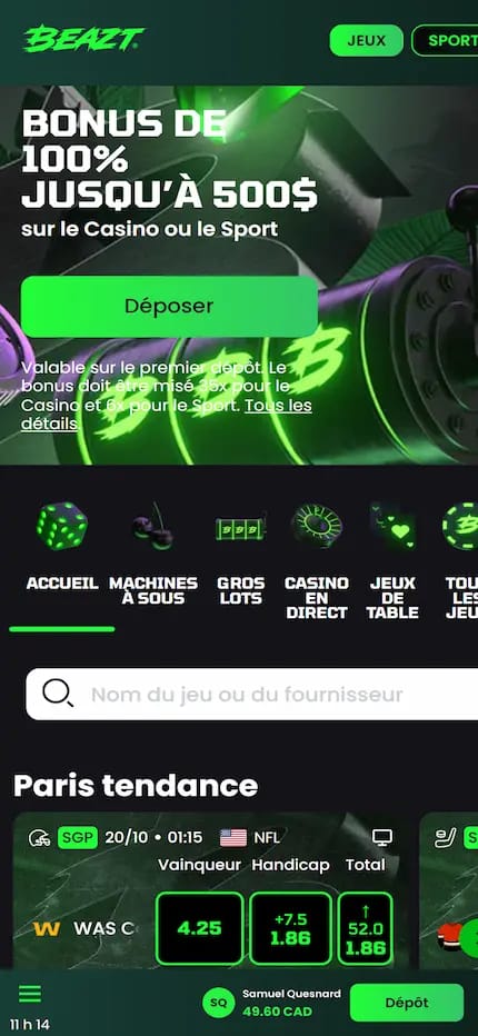 Capture sur desktop présentant l