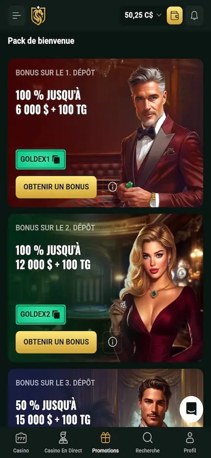 Meilleurs casinos en ligne canada