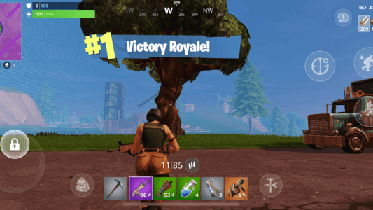 Application Fortnite Battle Royale sur iPad, iPhone et Android