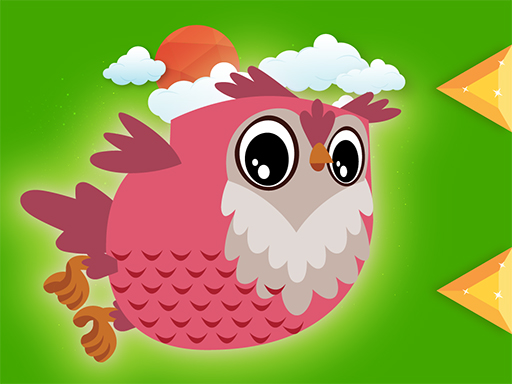 Jeu Hibou Esquiveur : Évitez les Pierres !