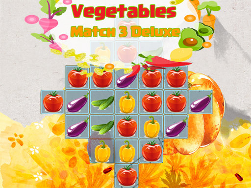 Jeu L&eacute;gumes Match 3 Deluxe
