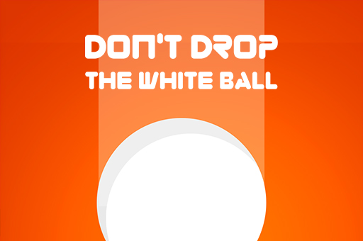 Jeu Ne Laisse Pas Tomber La Balle Blanche