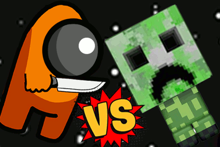 Jeu Among vs Creeper