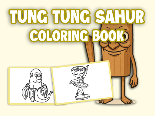 Jeu Livre de Coloriage Tung Tung Sahur : L