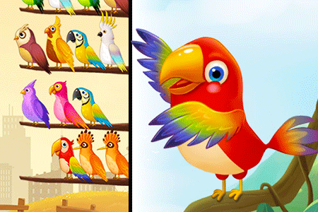 Bird Sort Puzzle