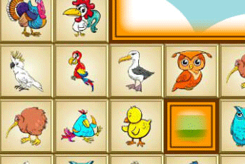 Jeu Mahjong Connect Deluxe Oiseaux