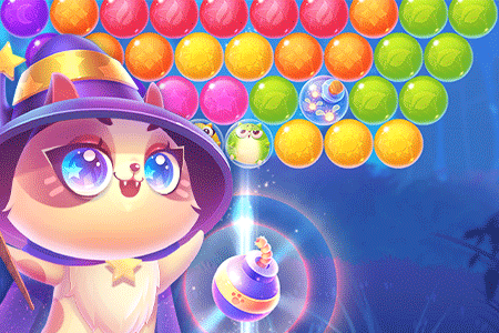 Jeu Bubble Queen Cat