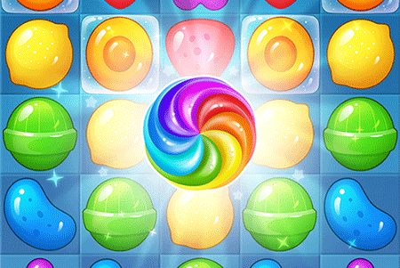 Jeu Candy Burst Fruits