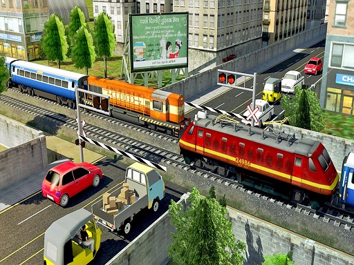 Jeu Simulateur de Conduite de Train Moderne: Jeux de Train Urbain