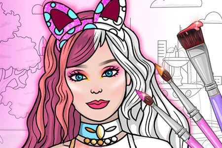 Jeu Coloriages & Habillage