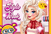 Jeu Elsa's Style Week