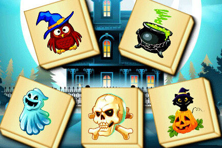 Jeu Halloween Mahjong Deluxe