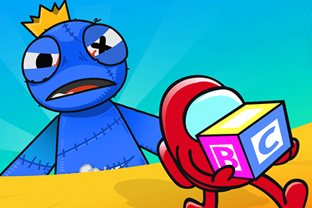 Hide and Seek Blue Monster