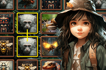 Jeu Jungle Link Mahjong