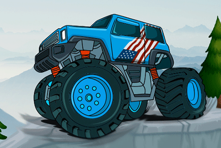 Jeu Monster Truck en montagne