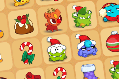 Jeu Om Nom Connect Christmas