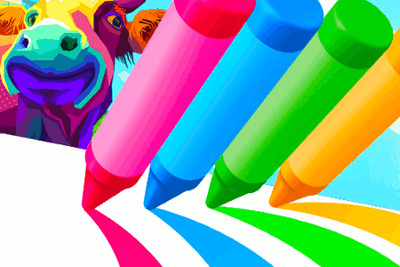 Course de Crayons de Couleur