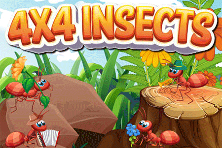 Jeu Puzzle 4x4 Insectes