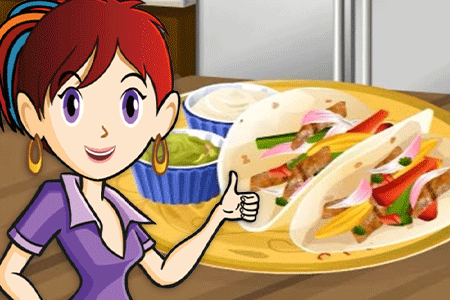 Jeu Cuisine de Sara Fajitas au Poulet