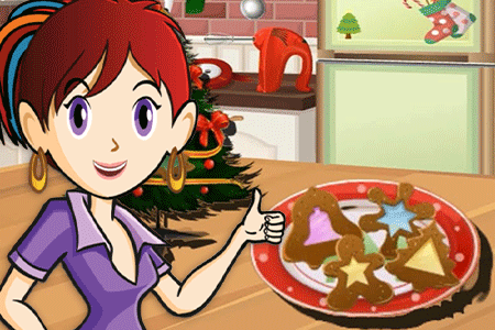 Jeu Cuisine de Sara Cookies de No&euml;l Sucre d'orge