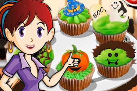 Jeu Cuisine de Sara Cupcakes d'Halloween