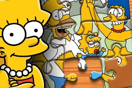 Jeu Simpson Puzzle