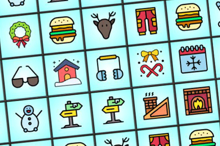 Jeu Winter Tiles