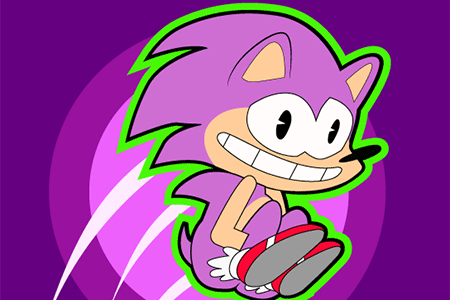 Jeu Sonic aux WC